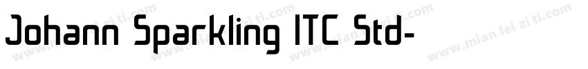 Johann Sparkling ITC Std字体转换
